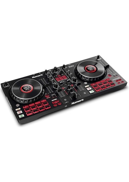 Mixtrack Platinum Fx - 4 Kanal Dj Kontrol Cihazı, 24 Bit Ses, Kulaklık Çıkış, Ses Kartlı, 4 Deck, 6" Jog Tekerleği