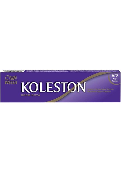 Koleston Single Tüp Boya 6/0 Koyu Kumral