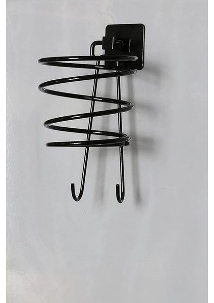 Banyo Siyah Kare Fön Makinesi Askısı Saç Kurutma Makinesi Tutacağı Yapışkanlı fiyatları