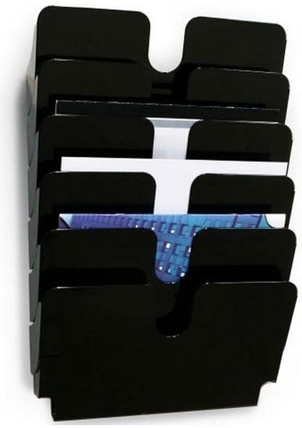 Flexıplus 6 A4 Yatay Bölmeli Tutucu Siyah