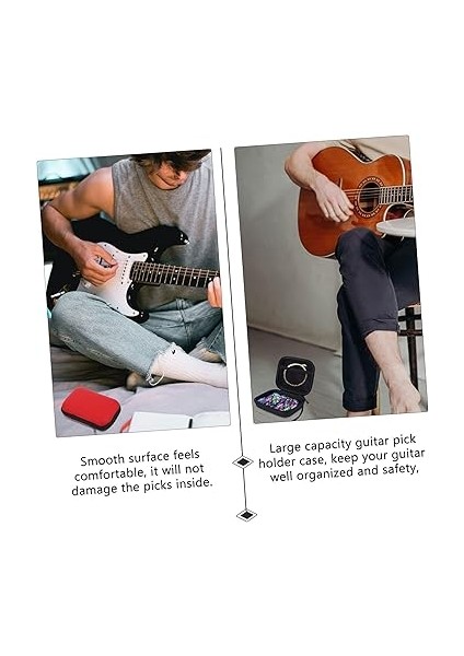 4ADET Gitar Pena Saklama Kutusu Seyahat Için Pratik Organizatör Kılıfı Dayanıklı Zipperli Tasarım ile Gitar ve Müzik Aletleri Için Uygun Depolama Çözümü modelleri