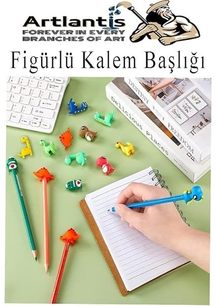 Başlığı Figürlü 30 Adet Kalem Süsü Kızlar Için Değişik Karkatür Hayvan Silikon Kalem Başlığı Sevimli Kalem Başlıkları modelleri