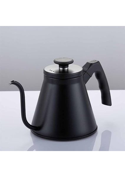 Barista Kahve Gooseneck Kettle - Çelik Kahve Demleme Dripper Kettle - Indüksiyonlu - Paslanmaz Çelik - Siyah, Slim - 1200 ml modelleri