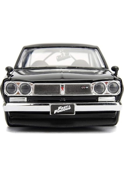 253203004, Hızlı ve Öfkeli 1971 Nissan Skyline 1:24, Die-Cast( Metal ), Açılabilir Bagaj Kaput ve Kapılar, Fast & Furious 1971 Nissan Skyline fırsatları
