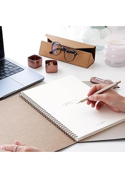 Kraft Karton Kapak 70 Yaprak 110 Gram Düz Çizgisiz Not Defteri fiyatları