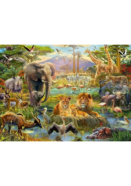Puzzle, Savanna, 200 Parça