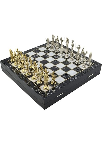 Büyük Boy Metal Mısır Satranç Tk. Parlak ve Mermer Desenli Sandıklı Mdf TAHTASI(36X36X6 Cm.) modelleri