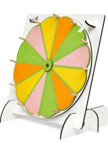 Yaz-Sil Eğitici Oyun Çarkıfelek Yazılıp Silinebilir Çarkı Felek Çarkıfelek Oyunu Renkli