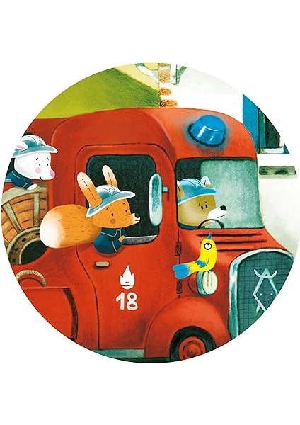 Dekoratif Puzzle 16 Parça The Fire Truck Dj0 indirimleri