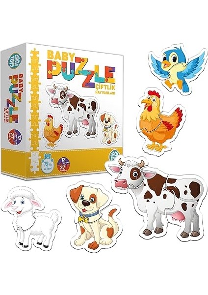 Toys Baby Puzzle Çiftlik Hayvanları modelleri