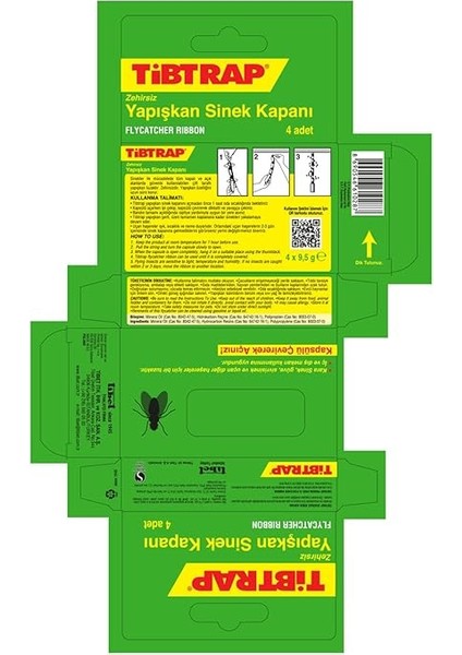 Yapışkan Karasinek Tuzağı Zehirsiz Sinek Yapışkan Bandı fiyatları