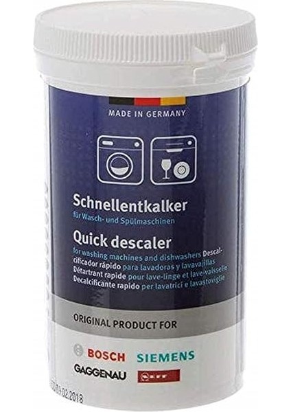 Neff & Siemens Çamaşır Makinesi ve Bulaşık Makinesi Kireç Önleyici Kireç Çözücü modelleri