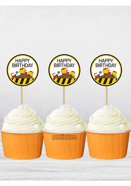 Inşaat Temalı Doğum Günü Balon Parti Seti Mixer Vinç Kepçe Folyo Balon Seti Rakam Gold Balon 76 cm fiyatları