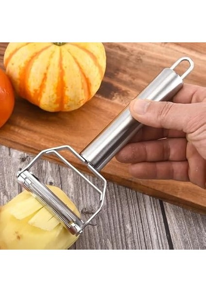 Pratik Paslanmaz Çelik Jülyen Patates Meyve ve Sebze Soyucu Rende modelleri