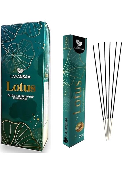 Lotus Çiçeği Kokusu Özel Aroma Kokusu Agarbatti Arınma 20 Adet 1 Paket Çubuk Tütsü fırsatları