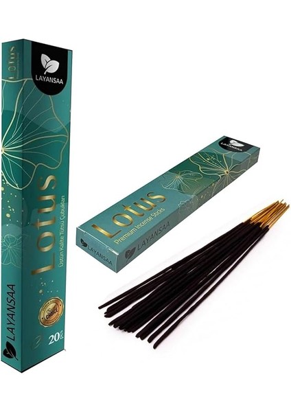Lotus Çiçeği Kokusu Özel Aroma Kokusu Agarbatti Arınma 20 Adet 1 Paket Çubuk Tütsü indirimleri