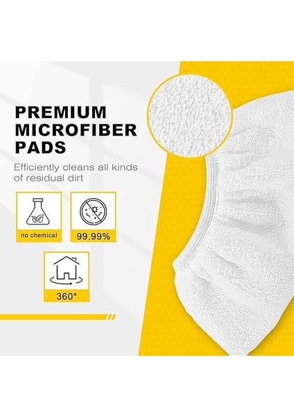 8 Mikrofiber Kapak Seti Kärcher Buharlı Temizleyici Aksesuarları Için Uyumlu Easyfix Sc 2, Sc 3, Sc 4, Sc 5 (El Memesi Için) fiyatları