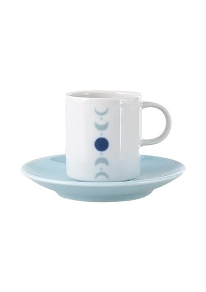 Eclipse Turkuaz 6 Kişilik Kahve Takımı 90CC fiyatları