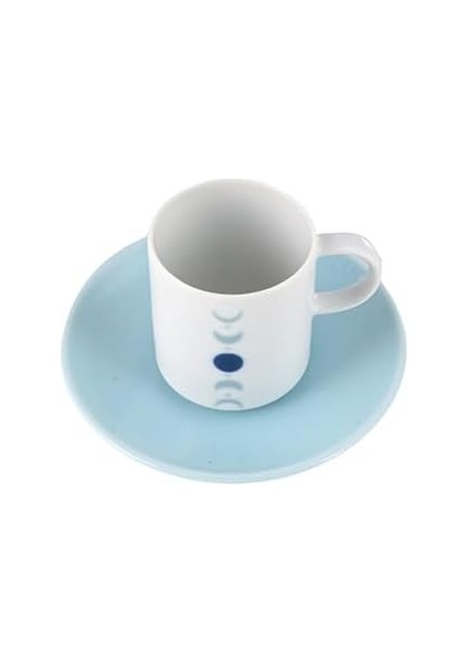 Eclipse Turkuaz 6 Kişilik Kahve Takımı 90CC modelleri