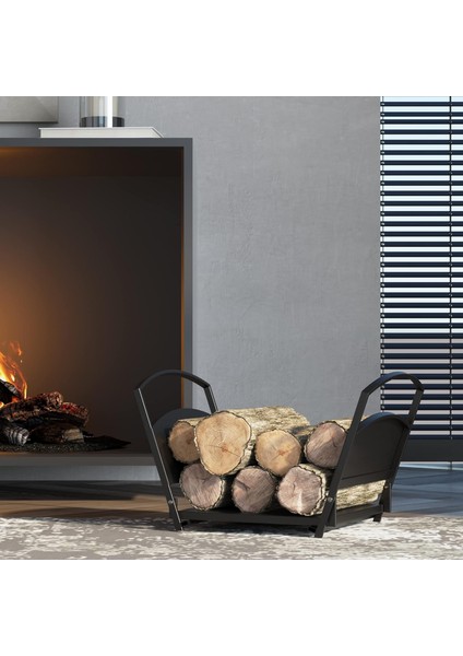 Katlanabilir Dekoratif Klasik Metal Gövde Şömine-Soba Odunluk Standı fiyatları