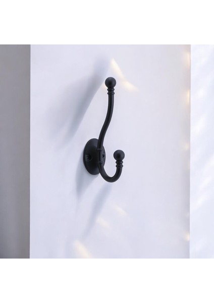 Vestiyer Portmanto Dolap Askılık Askılığı Duvar Banyo Mutfak Elbise Kıyafet Askısı Siyah Askı fiyatları