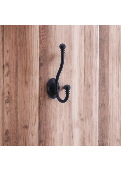 Vestiyer Portmanto Dolap Askılık Askılığı Duvar Banyo Mutfak Elbise Kıyafet Askısı Siyah Askı fırsatları