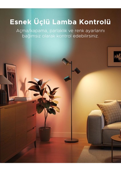 3'lü Spot Aydınlatma Köşe Lambası modelleri