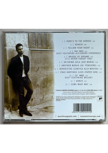 Mario Frangoulis Follow Your Heart CD (Orijinal Dönem Baskı Cd) fiyatları