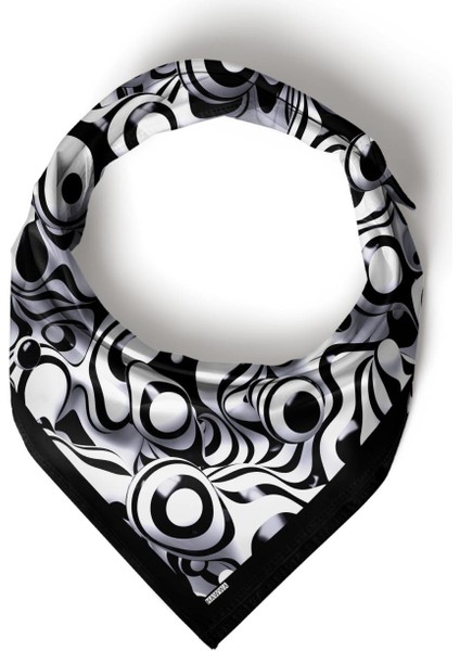Optik Dalga Desenli Bandana Fular fırsatları