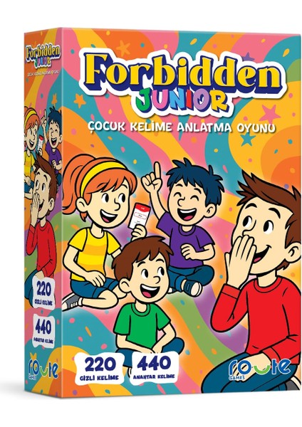 Forbidden Junior – Çocuk Kelime Anlatma Oyunu (220 Gizli / 440 Anahtar Kelime) fiyatları