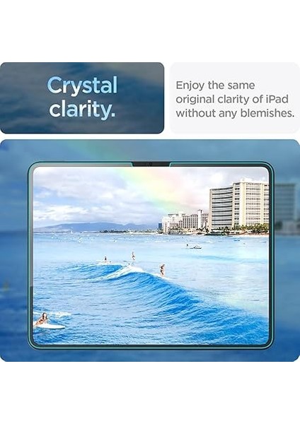 iPad Pro 13 Inç (2024) ile Uyumlu Cam Ekran Koruyucu Glas.tr Slim Hd - AGL07792 fırsatları