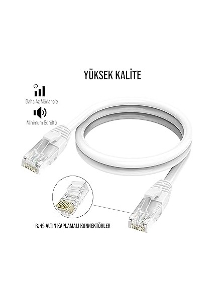Cat6 Ethernet Patch Adsl Modem Internet Kablosu (Cat6 0.3 Metre) indirimleri