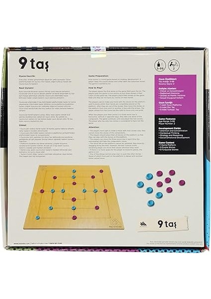 Zeka 9 Taş Zeka Oyunu modelleri