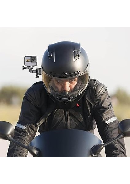 2 Set Ayarlanabilir Döner Kol Uzatma Kolu, Gopro Hero 10, 9, 8, 7, 6, 5 ve Diğer Aksiyon Kameraları Için Kısa ve Uzun Vidalı Kamera Sabit Eklem Montajı indirimleri