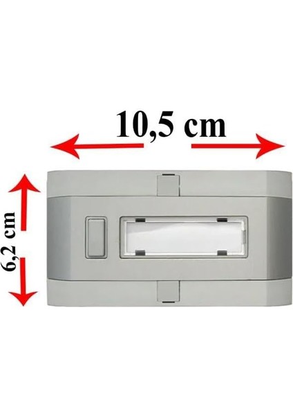 Mutlusan Zil Butonu Anahtarı Dekoratif 1 Li fiyatları