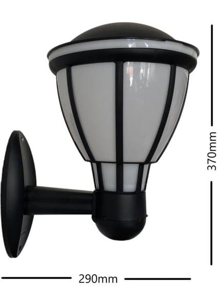 Zita Kupa Bahçe Duvar Aplik Aydınlatma E27 Duy Siyah / 231 modelleri