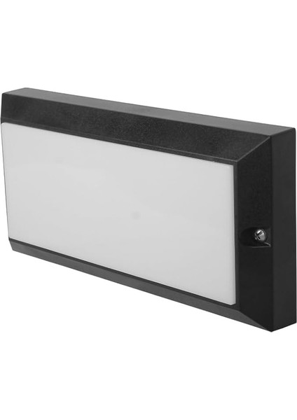 Aydınlatma Led'li Rehber 2'li Set - 15 W - 3000K Gün Işığı (Sarı Işık) - IP54 Dış Mekan Suya Dayanıklı - Duvar, Yol, Merdiven Sı (Siyah) - Kutu Içinde 2 Adet Ürün