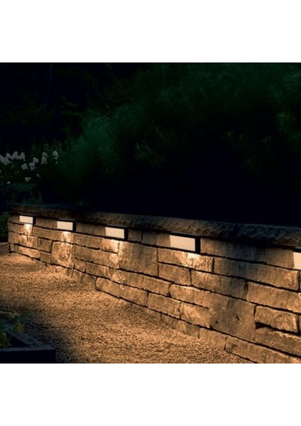 Aydınlatma Led'li Rehber 2'li Set - 15 W - 3000K Gün Işığı (Sarı Işık) - IP54 Dış Mekan Suya Dayanıklı - Duvar, Yol, Merdiven Sı (Siyah) - Kutu Içinde 2 Adet Ürün modelleri