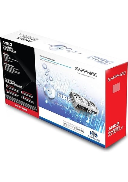 Pure Amd Radeon™ Rx 9070 Xt Gamıng Oc 16GB Dual Hdmı/dual Dp fiyatları