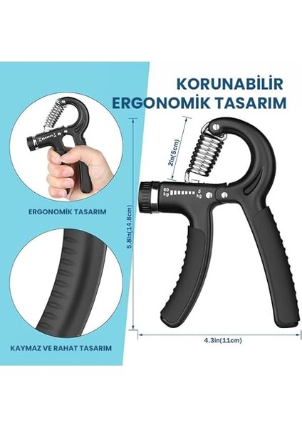 El Bilek Geliştirici Yay - El Yayı - Bilek Güçlendirici - Egzersiz Aleti - Sayaçlı fırsatları