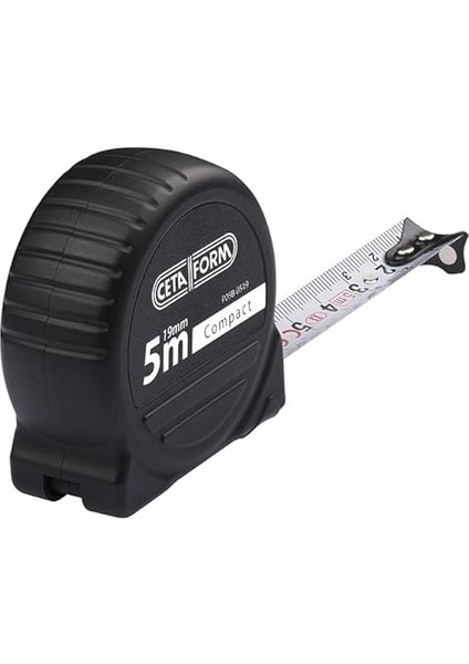 Form P05B-0519 Siyah Kasa 5 M x 19 mm Compact Şerit Metre