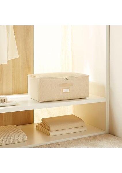 Home Textile Orta Boy Bej Balıksırtı Hurç 52 x 28 x 21 cm modelleri