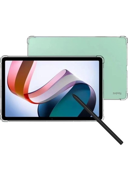 Xiaomi Redmi Pad 6gb 128GB 10.6" ile Uyumlu Köşe Korumalı Airbagli Silikon Kılıf Redmi Pad Antişok modelleri