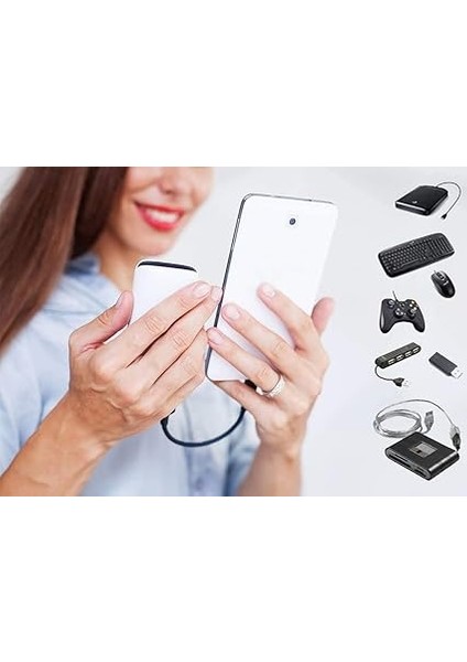 Micro USB To USB Çevirici Dönüştürücü Otg Klavye Mouse Flash Bağlantı Kablosu modelleri