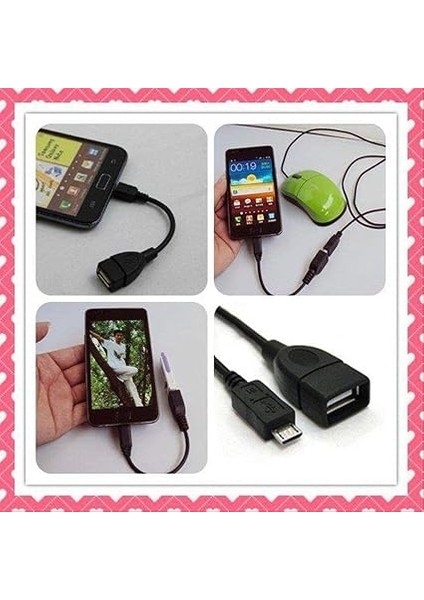 Micro USB To USB Çevirici Dönüştürücü Otg Klavye Mouse Flash Bağlantı Kablosu indirimleri