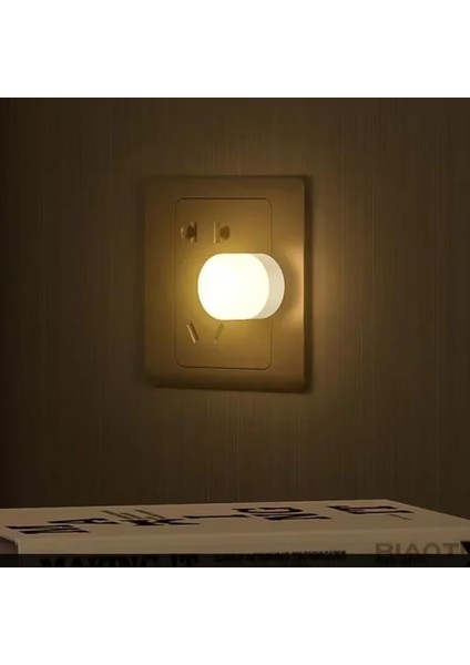 USB ile Çalışan Mini Gece Lambası Pil Gerektirmez Kompakt Tasarım ile Kolay Taşınabilirlik LED Gece Lambası(2ADT) fırsatları