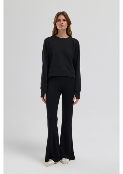 Luna %100 Pamuk Sırt Pencereli Sweatshirt fiyatları