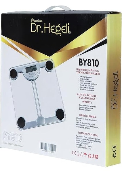 Hegeli Dijital Banyo Baskülü LCD Ekranlı 200KG Kapasiteli modelleri