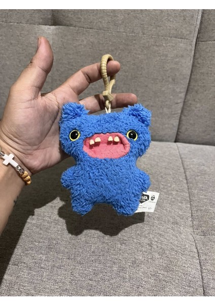 Zuru Fuggler Anahtarlık Mavi Tüylü Komik Yüz Koleksiyon Oyuncak 11 cm fırsatları