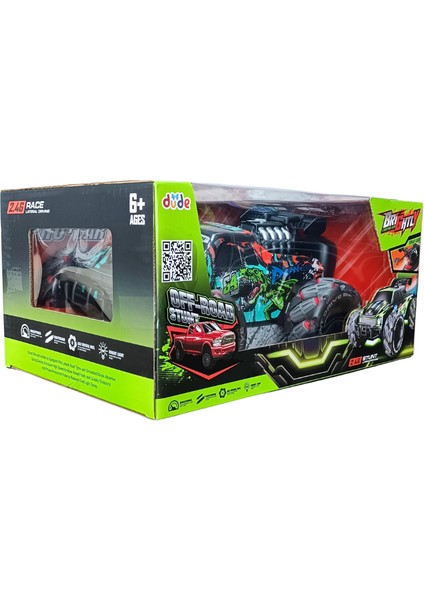 Duman Çıkaran 2.4 Ghz 4x4 Uzaktan Kumandalı Canavar Araba RQ3040-3039